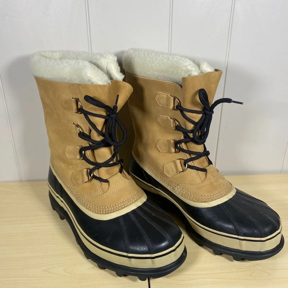 Sorel Caribou II Mens Winter Snow Boots Waterproof Snow Size 10